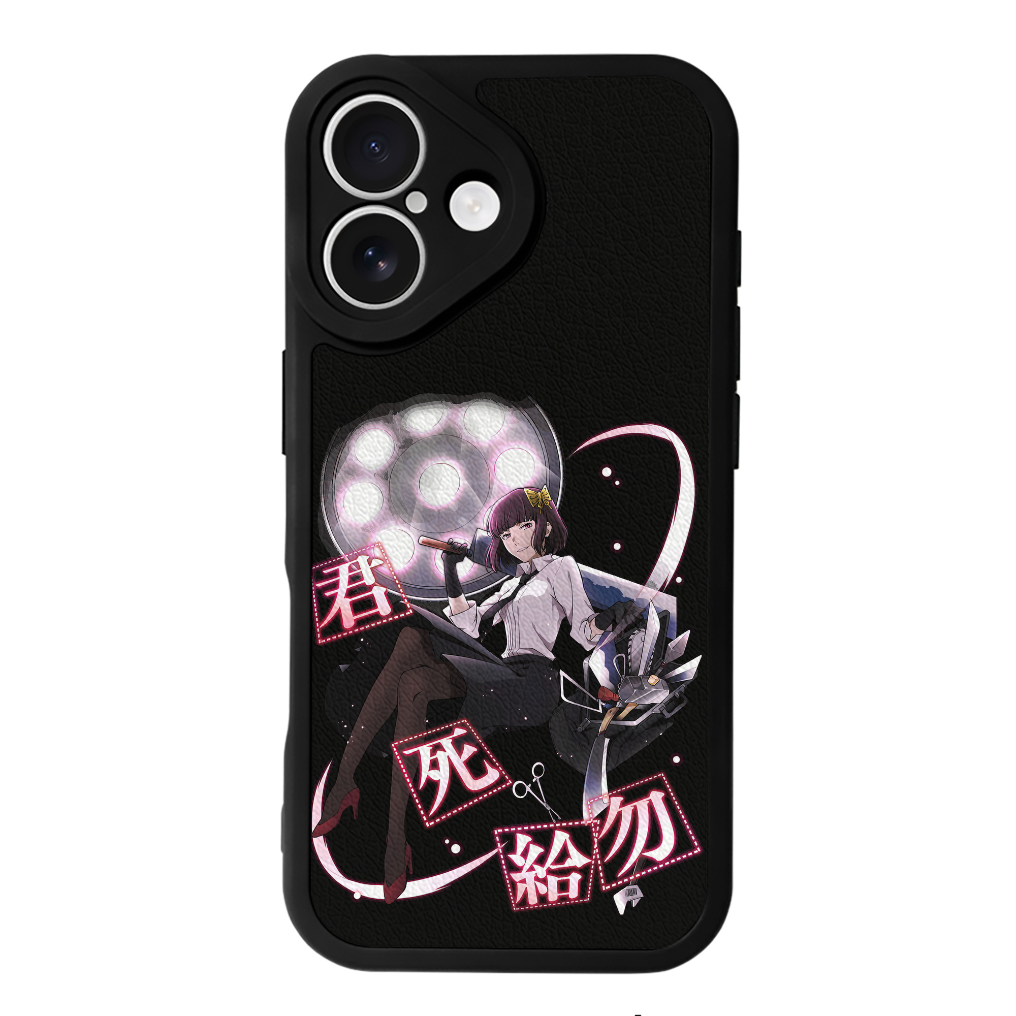 （画像用） 文豪ストレイドッグス Bungo Stray Dogs 【iPhone 16シリーズ対応】シリコンスマホケース（レザー調） 材質：シリコン